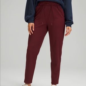 Dark Red Lululemon Joggers